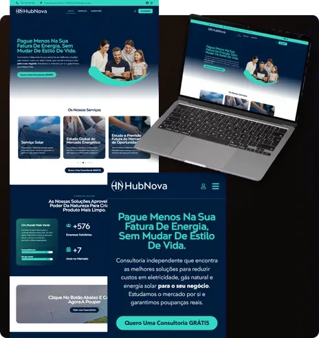 Website da HubNova