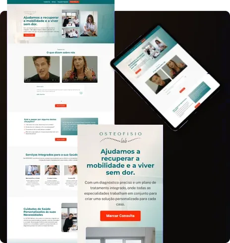 Website da OsteoFisioLab