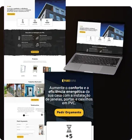 Website da Panorama PVC