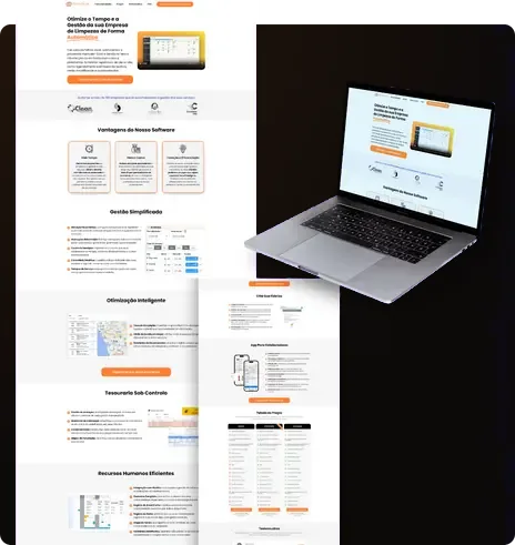 Landing page da ServiSync